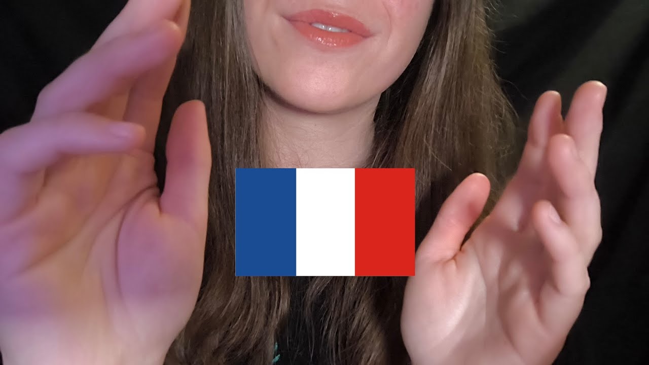 ASMR trying to speak French | soft-spoken with relaxing Hand movements and stress relief