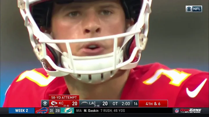 Harrison Butker Game-Winning 58 Yard Field Goal vs...