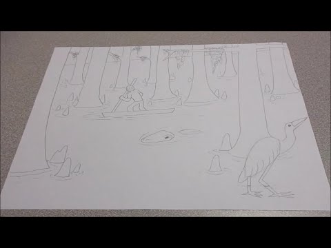 Video: How To Draw A Swamp