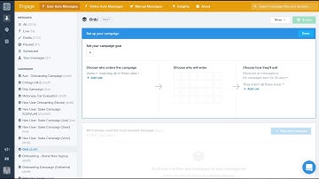 Build an Onboarding Campaign with Intercom Engage - 1 of 4