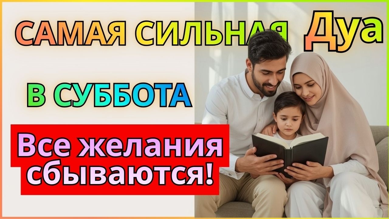 💞САМАЯ СИЛЬНАЯ Дуа в СУББОТА Все желания сбываются! #дуа 🤲🔑