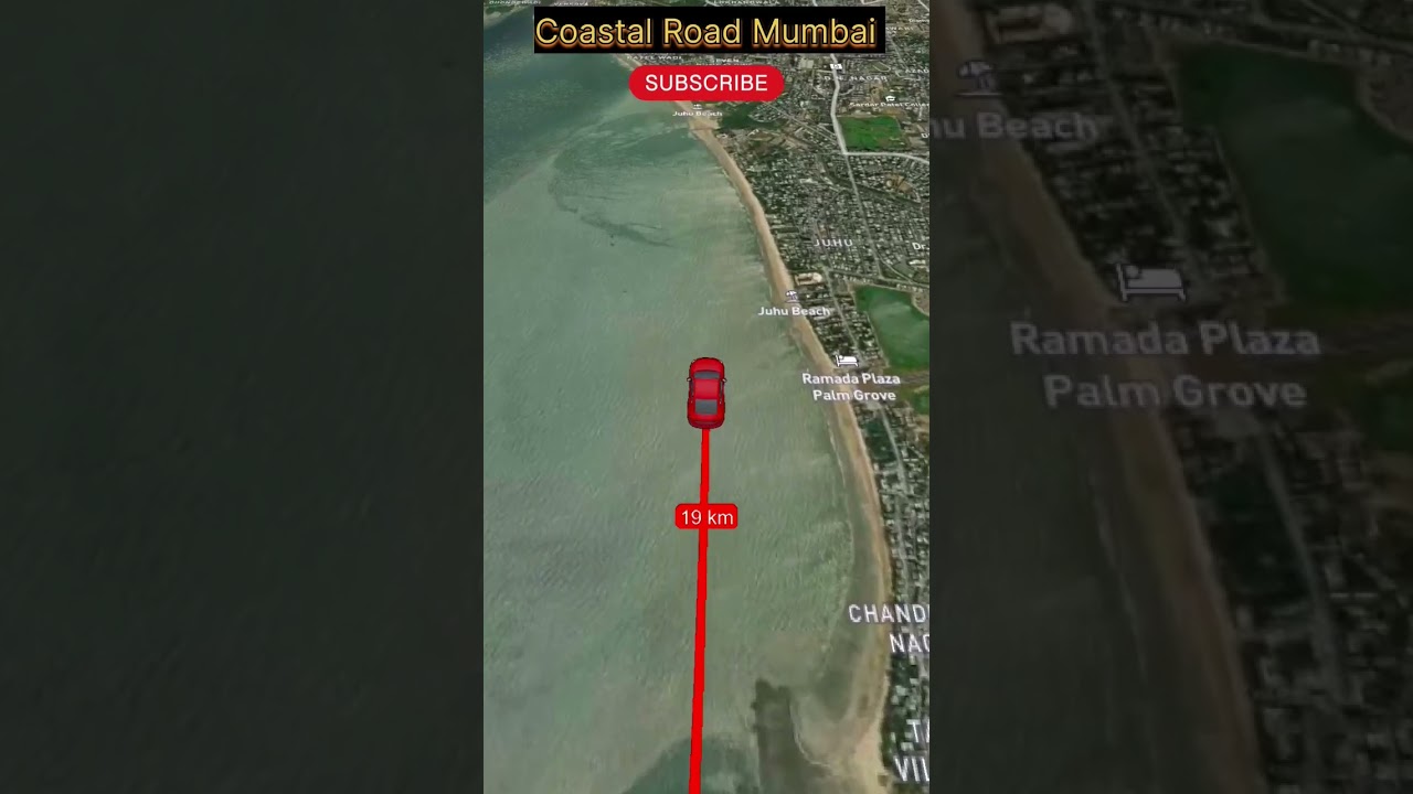 Coastal Road&nbsp;Mumbai | 8-lane | 29.2-km #Short #shorts #expressway #india #viralvideo