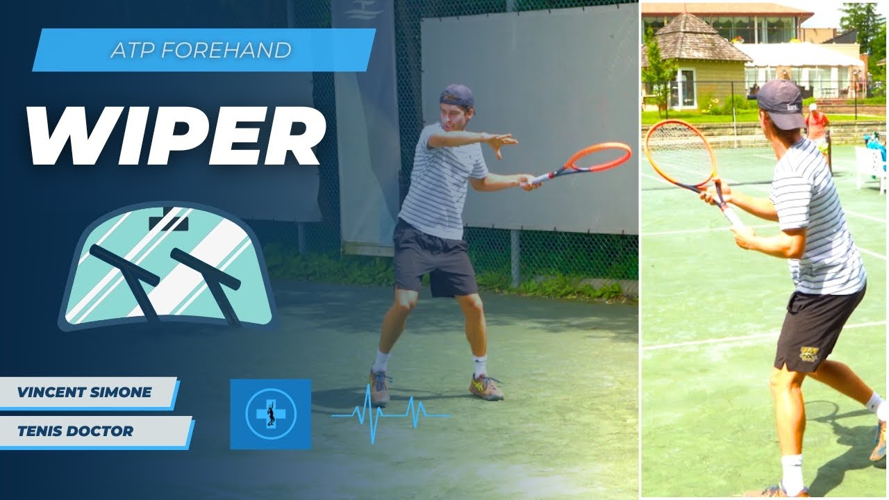 ATP Forehand Technique: Windsheild Wiper With Benjamin George On Court ...