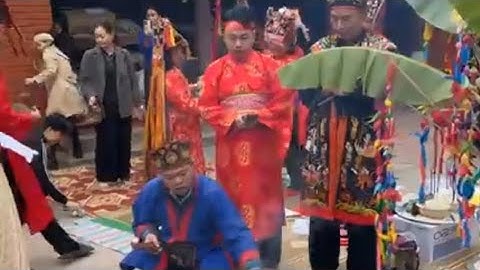 Then Lạng Sơn : làm lễ lẩu then cấp sắc ở Đền Cốc Lâm, lễ chiều mùng 7/11/2024 Al