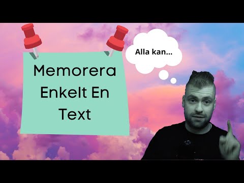 Presentation - memorera allt du ska säga snabbt