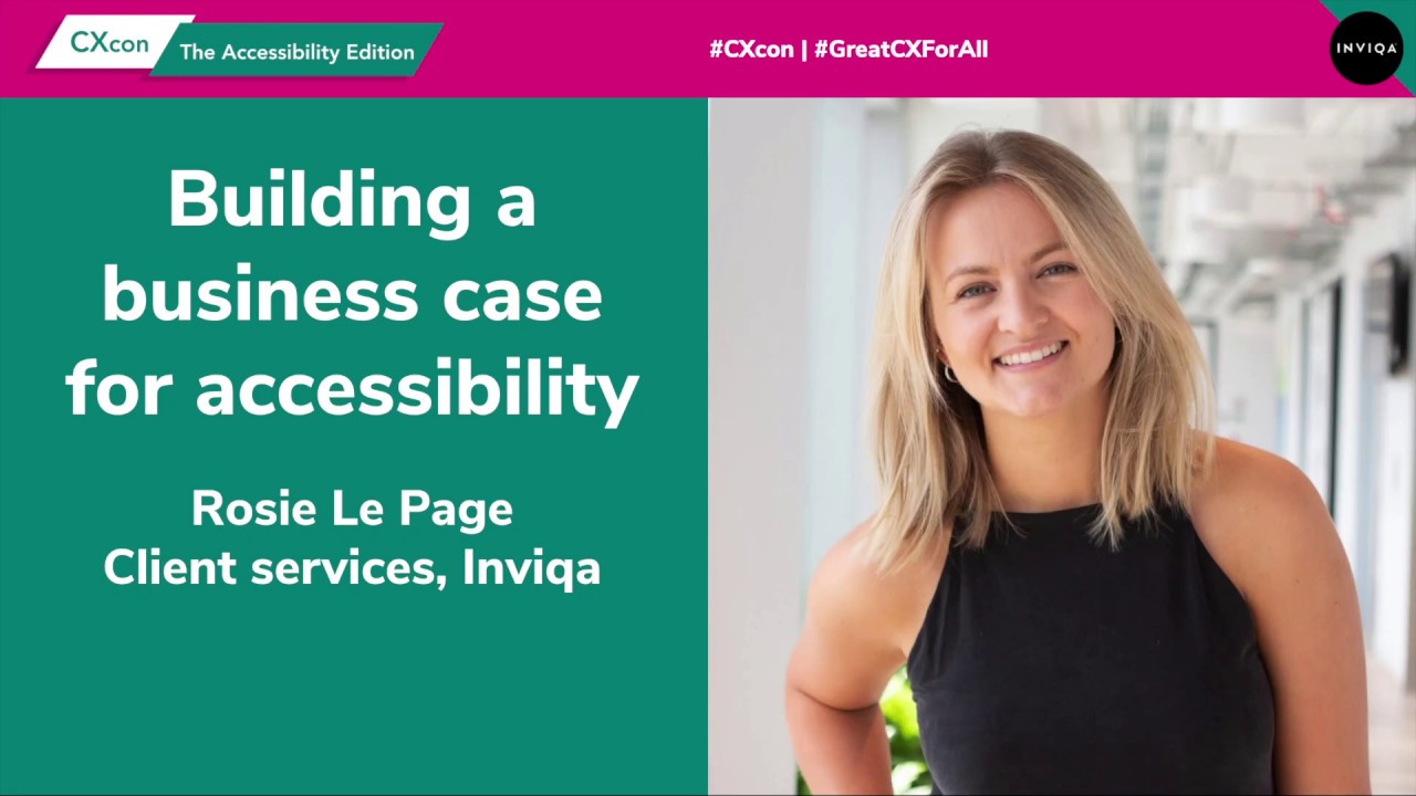 Building a business case for accessibility - YouTube