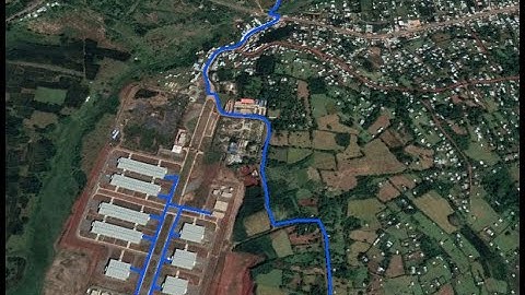 How to use Google Earth for preliminary Pipe network layout