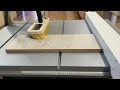 Homemade table saw with dust collection system.