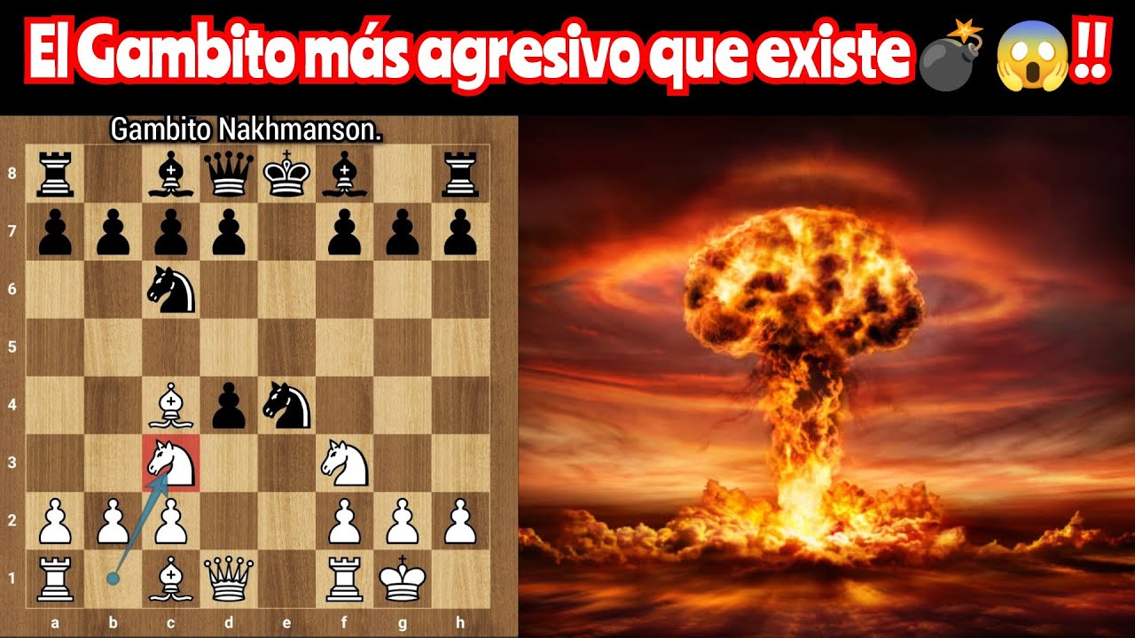 EL GAMBITO MÁS AGRESIVO Y PELIGROSO QUE EXSTE💣😱🔥!! TE ATREVES A JUGARLO😲??