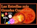 COMPARACIÓN del TAMAÑO de ESTRELLAS ☀️✨ (V2) - J.Alonso BI