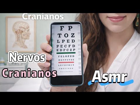 ASMR MÉDICO EXAME DE NERVOS CRANIANOS 🩺🧠 voz suave Roleplay 