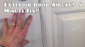 Door not closing correctly -Fix that Airgap!!  Adjustable Strike plate Magic