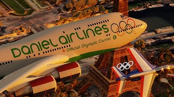 Paris 2024 Olympics Blender 3D animation