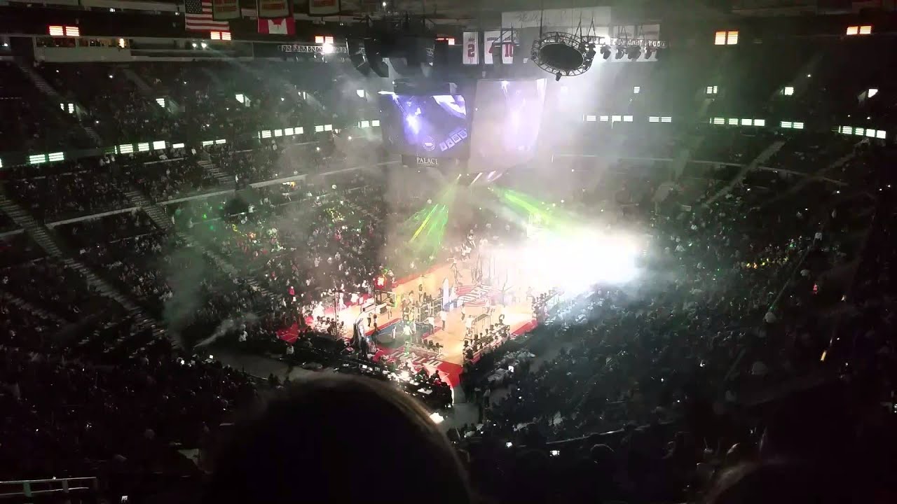Pistons opening night YouTube
