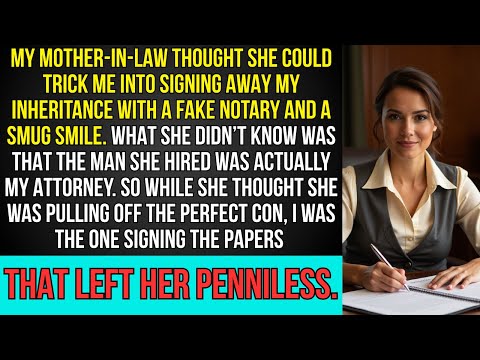 مادرشوهرم از من خواست که ارثم را ثبت کنم سردفتری که او استخدام کرده بود وکیل من بود