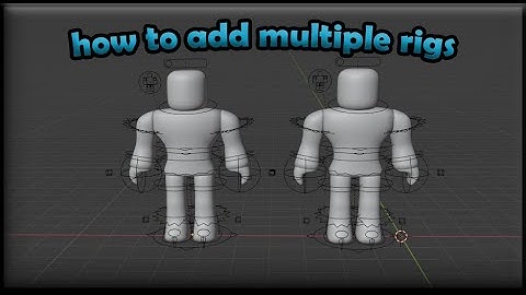 how to add multiple rigs in blender