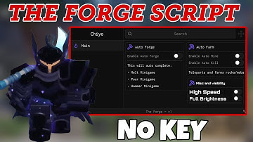 The Forge Script *NO KEY* - Auto Forge, Auto Farm Zombies, Auto Mine Ores & More | PASTEBIN 2025