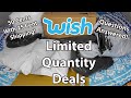 WISH Limited Quantity Deals Part 1 - Questions Answered - 50 Cents With 25 Cents Shipping