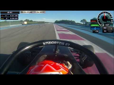 Tatuus F3 T-318 Formula Renault Onboard | V.Tziortzis | Paul Ricard Circuit