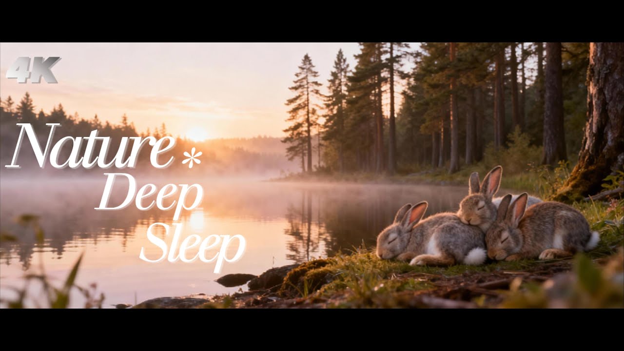 Deep Sleep in Nature 🍃 4K Relaxing Music | 5 Hours