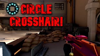 How to make a CIRCLE CROSSHAIR in Valorant!
