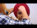 💄HOW TO NIGERIAN BRIDAL GELE AND MAKEUP TRANSFORMATION 💋