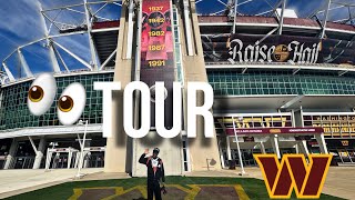 TAKING A TOUR OF THE WASHINGTON COMMANDERS STADIUM 🏟️!