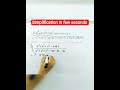 simplification in few seconds #maths #mathstricks #competitiveexams #knowledge