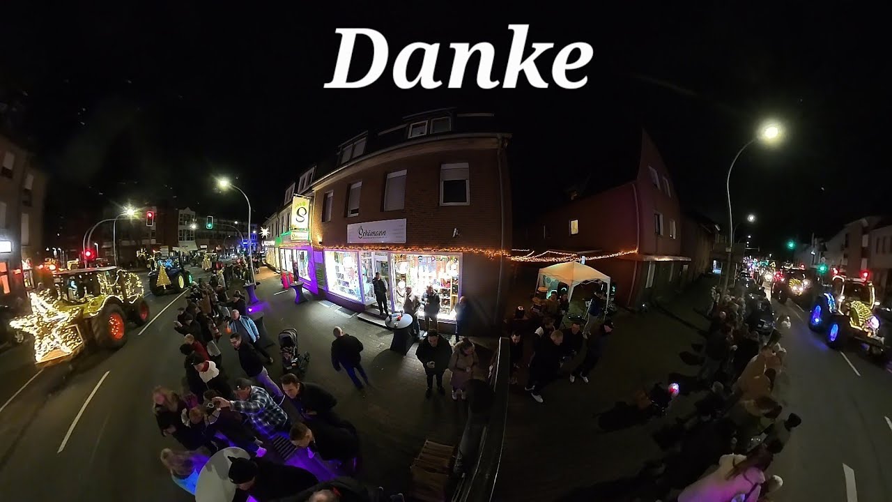 6. Lichterfahrt 2025 Haltern am See in 360 Grad 4k