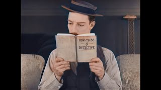 4k 50 Fps Sherlock Jr 1924  Colorized silentmovies