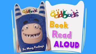 oddbods book so many feelings read aloud book for kids