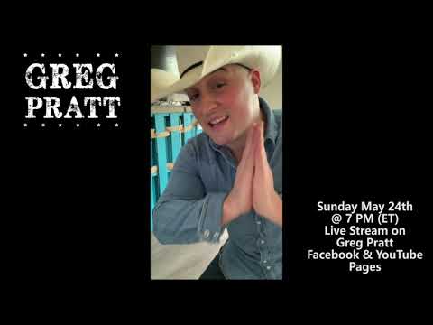 Greg Pratt - Live From Esi - Keep Music Alive Series This Sunday, May 24, 2020