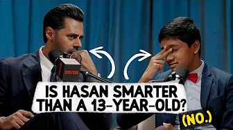 Is Hasan Smarter than a 13-Year-Old Math Genius? (No)