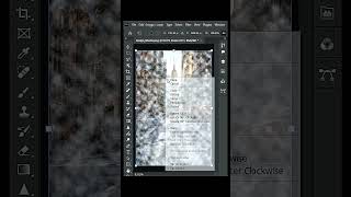 How to make Water rain Effect in Photoshop! #shorts