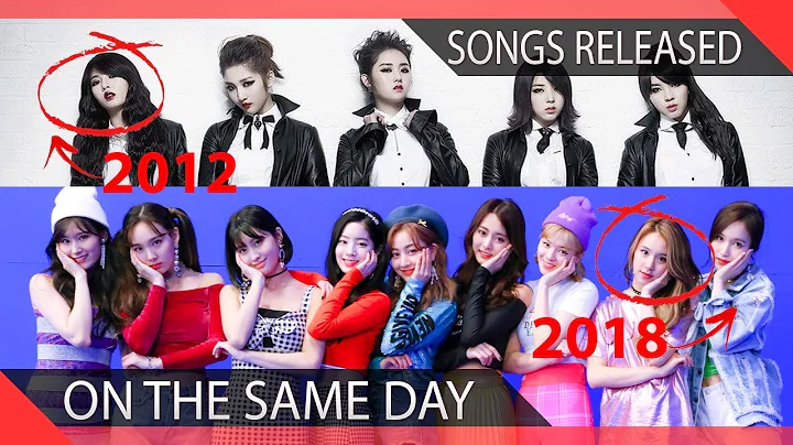KPOP Songs Released On The Same Day (2012 vs. 2018)