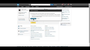Turn off your activity broadcast on LinkedIn