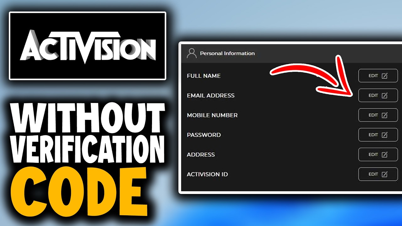 How To Change Activision Email Without Verification - Easy Guide - YouTube