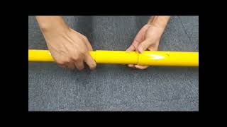 IR-5 (5m, 4 sections) Insulated round telescopic hot stick