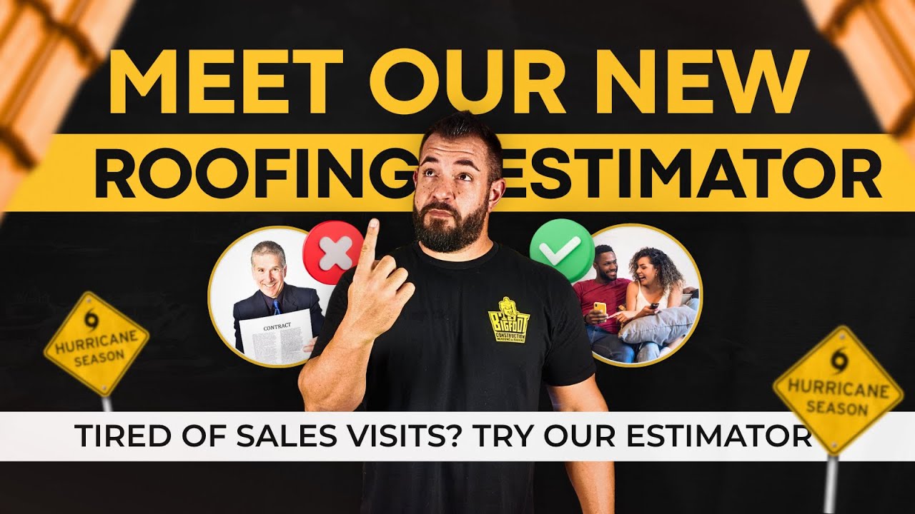 Darryl Rosenbaum explaining how to use the Bigfoot roofing cost estimator