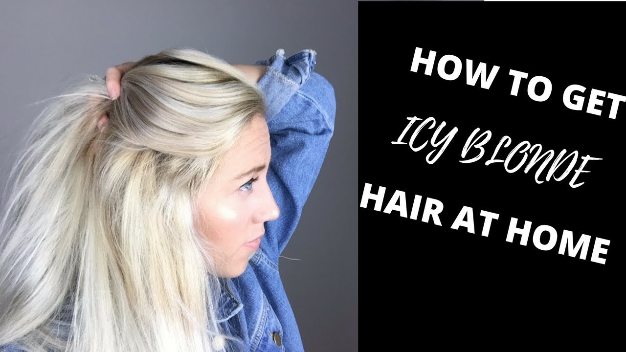 How To Get Icy Blonde Hair At Home Pt 2 Wella T18 Toning Youtube
