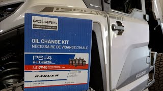 2024 Polaris Ranger 1500XD Oil Change PS-4 EXTREME
