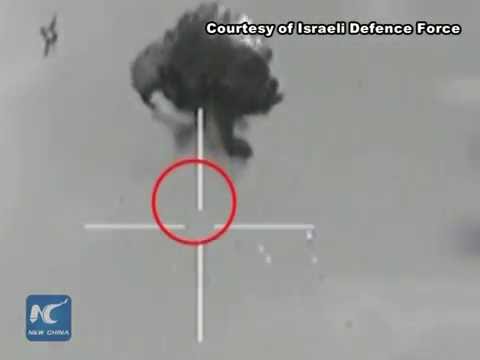 Raw: Israeli war jets shoot down Hamas drone over Gaza Strip