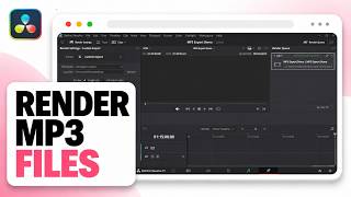 How to Export Audio as MP3 in DaVinci Resolve