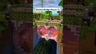 Minecraft Ravine Bridge House 🏠 #minecraft