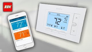 Emerson Sensi Wi-Fi Thermostat for Smart Home Installation Set Up DIY ST55 Alexa Smart Home