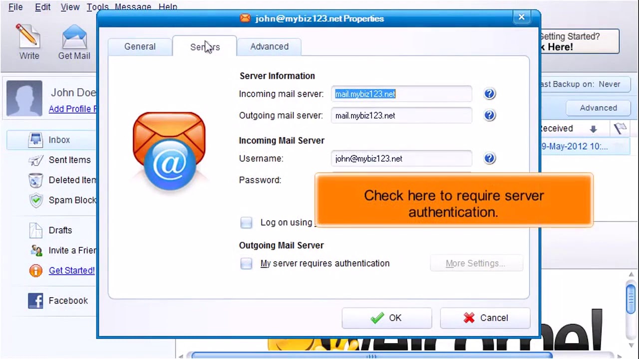 Update IncrediMail: How to Configure a POP Email Account with SSL