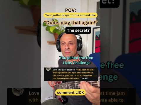 Bass Licks Challenge Bass Learnbass Bassguitar Bassplayer