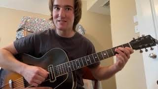 Charlie Christian Guitar Lesson Course Promo taken from Instagram Live