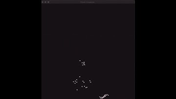 Nature-inspired granular synthesis | Flocking - Average Distance Simulation