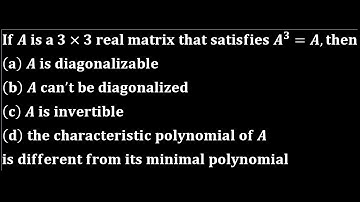 11 minimal polynomial in linear algebra cuet pg mathematics 2023 entrance exam